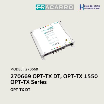 270669 OPT-TX DT, OPT-TX 1550 OPT-TX Series