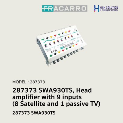 287373 SWA930TS, Head amplifier with 9 inputs (8 Satellite and 1 passive TV)