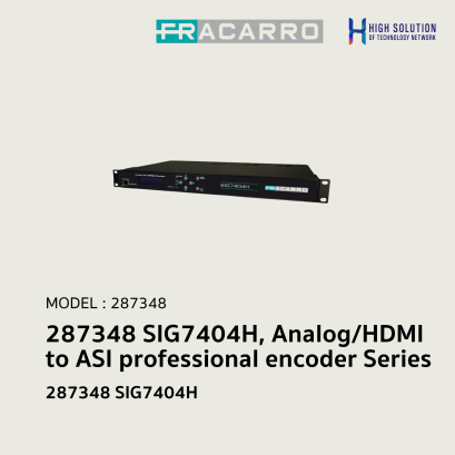 287348 SIG7404H, Analog/HDMI to ASI professional encoder Series