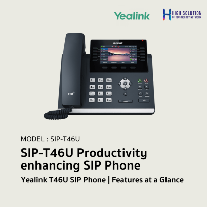 SIP-T46U (Yealink) Productivity-enhancing SIP Phone IP-PBX Solutions