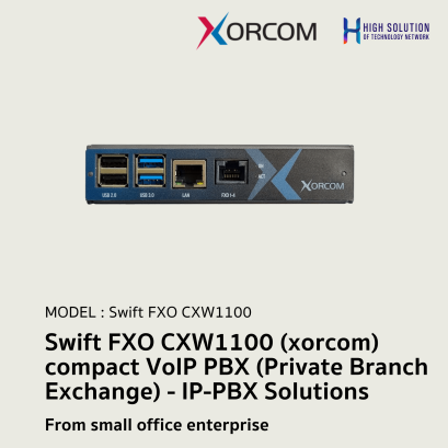 Swift FXO CXW1100 (xorcom) compact VoIP PBX (Private Branch Exchange) - IP-PBX Solutions