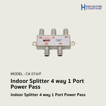 Indoor Splitter 4 way 1 Port Power Pass