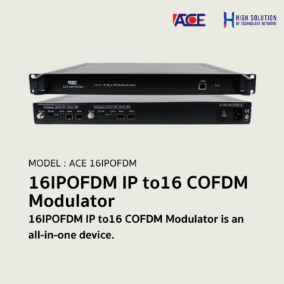 16IPOFDM (ACE) IP to16 COFDM Modulator