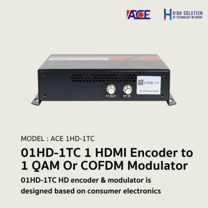 01HD-1TC (ACE) 1 HDMI Encoder to 1 QAM Or COFDM Modulator