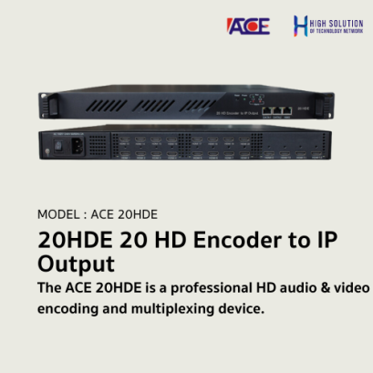 12HDE (ACE) 12 HD Encoder to IP Output
