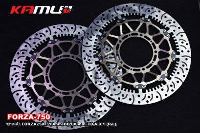 จานหน้า FORZA-750 310 มิล. TD-V9.1 สำหรับปั๊ม BREMBO