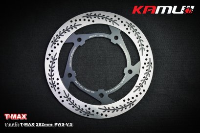 จานหลังTMAX ขนาด 282 มิล Power-Slot V.5