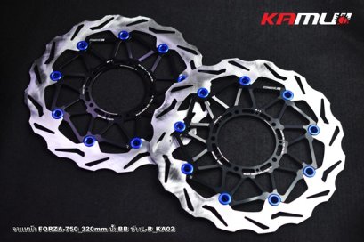 จานหน้า FORZA-750 320 มิล.ลาย KA-02 สำหรับปั๊ม BREMBO