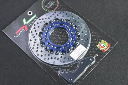 จานดิสก์หน้า  Click-150i 220 มิล.   HO-02 พร้อมขาจับปั๊มเดิม