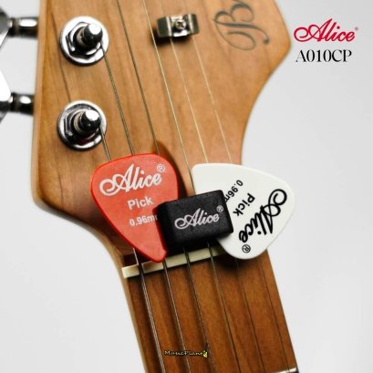 ALICE ยางหนีบสายกีตาร์สำหรับเก็บปิ๊ก Rubber Pick Holder รุ่น A010CP ALICE ยางหนีบสายกีตาร์สำหรับเก็บปิ๊ก Rubber Pick Holder รุ่น A010CP