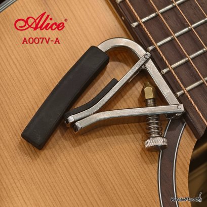 Alice คาโป้ Guitar Capo รุ่น A007V-A ใช้ได้ทั้งกีตาร์โปร่ง และ กีตาร์ไฟฟ้า Alice คาโป้ Guitar Capo รุ่น A007V-A ใช้ได้ทั้งกีตาร์โปร่ง และ กีตาร์ไฟฟ้า