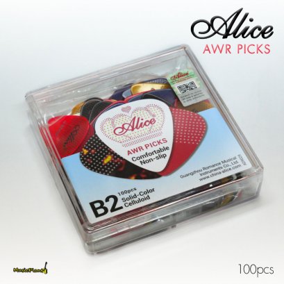 Alice ปิ๊กกีตาร์ รุ่น B2 - 100 ตัว