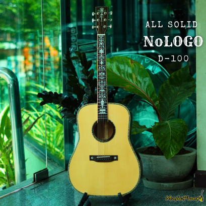 Nologo กีตาร์โปร่ง All Solid Guitars | D100