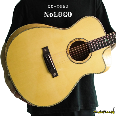 Nologo กีตาร์โปร่ง All Solid Guitars | QD-D550