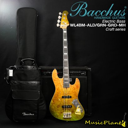 Bacchus เบสไฟฟ้า รุ่น WL4BM-ALD GRN-GRD-MH Bacchus เบสไฟฟ้า รุ่น WL4BM-ALD GRN-GRD-MH