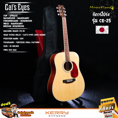 Cat's Eyes: CE-25, Acoustic Guitar Cat's Eyes: CE-25, Acoustic Guitar
