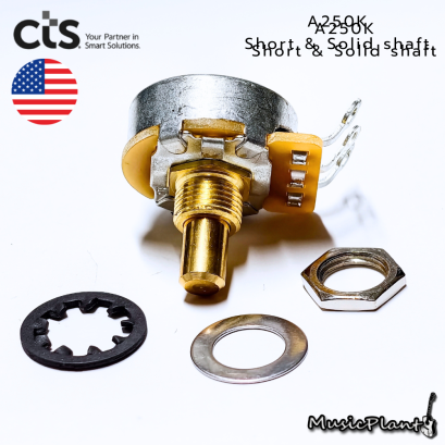 CTS - Pot A250K Short and Solid Shaft