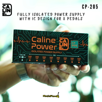Caline - CP205 Fully Isolated Power supply with IC design for 8 Pedals
