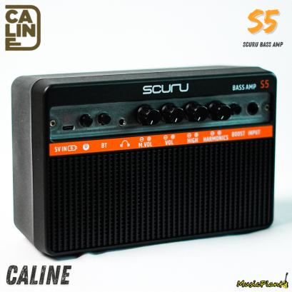 แอมป์เบส Caline - S5 B Scuru ลำโพง 2*10W แอมป์เบส Caline - S5 B Scuru ลำโพง 2*10W