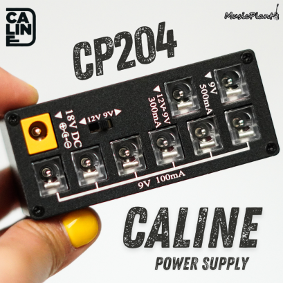 Caline - CP204 พาวเวอร์ซัพพลายสำหรับเอฟเฟคกีตาร์ 8 Outputs Caline - CP204 พาวเวอร์ซัพพลายสำหรับเอฟเฟคกีตาร์ 8 Outputs