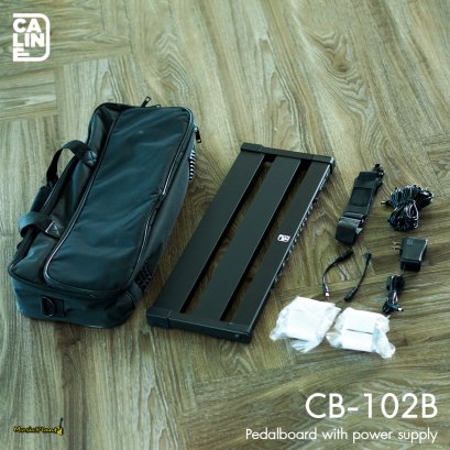 Caline Pedalboard - CB102B - บอร์ดเอฟเฟค มีพาวเวอร์ซัพพลายในตัว ที่ใส่ได้ทั้ง มัลติ และ ก้อน รวม  Caline Pedalboard - CB102B - บอร์ดเอฟเฟค มีพาวเวอร์ซัพพลายในตัว ที่ใส่ได้ทั้ง มัลติ และ ก้อน รวม