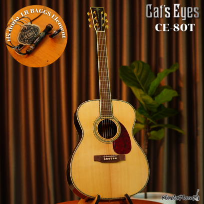 Cat's Eyes Guitar กีตาร์โปร่ง Top Solid รุ่น CE-80T + LR.Baggs VTC