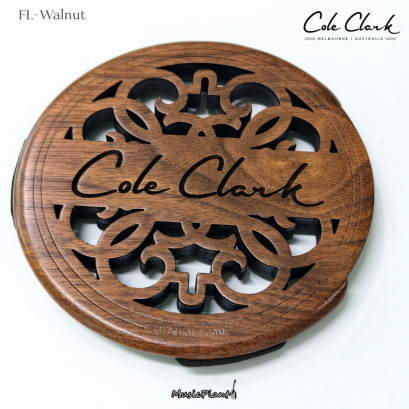 Cole Clark Lutehole Soundhole Cover for FL (Walnut)