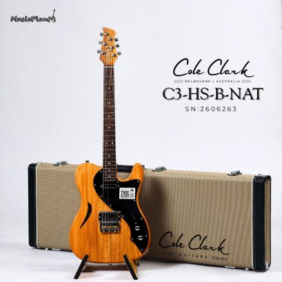 Cole Clark | Culprit 3 True Balance pickups HS - Natural - Black scratch plate (SN:2606263)