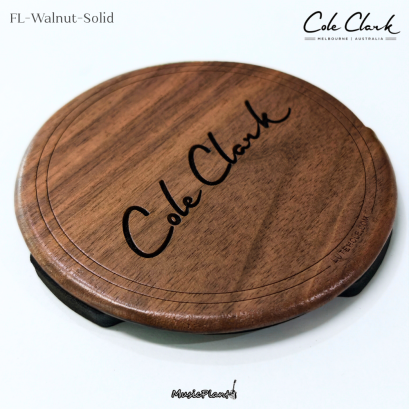 Cole Clark Lutehole Soundhole Cover for FL (Solid Walnut)
