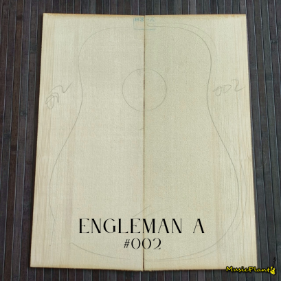 ไม้หน้ากีตาร์โปร่ง Englemann Spruce เกรด A (002)