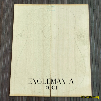 ไม้หน้ากีตาร์โปร่ง Englemann Spruce เกรด A (001)
