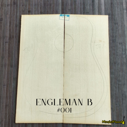 ไม้หน้ากีตาร์โปร่ง Englemann Spruce เกรด B (001)