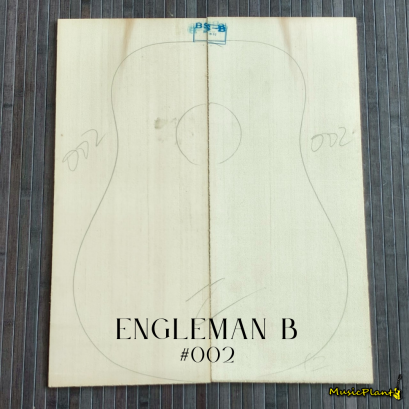 ไม้หน้ากีตาร์โปร่ง Englemann Spruce เกรด B (002)