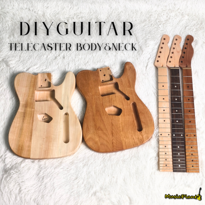 DIY กีตาร์ทรง Tele Neck / Body (ซื้อแยกชิ้นได้)