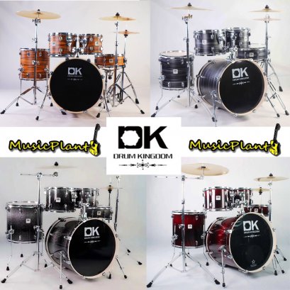 กลองชุด DK Drum Kingdom รุ่น X-MAN Series พร้อมขา และ พร้อม ฉาบ Vansir รุ่น PRC 4 ใบ Hi-HAT 14  Crash 16  Ride 20 ครบชุด