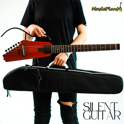 Silent Guitar กีตาร์โปร่งไฟฟ้า มีเอฟเฟคเสียง Reverb , Delay