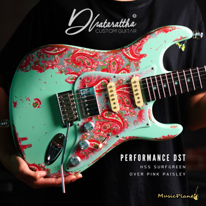 Dhatarattha - Performance DST | Surf Green Over Pink Paisley