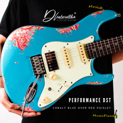 Dhatarattha - Performance DST | Cobalt Blue Over Red Paisley