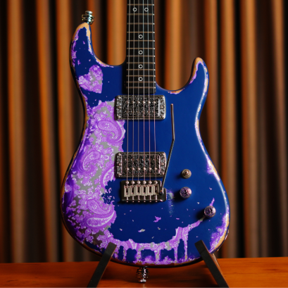 Dhatarattha - Performance DST H-H | Navy blue Over Violet Paisley