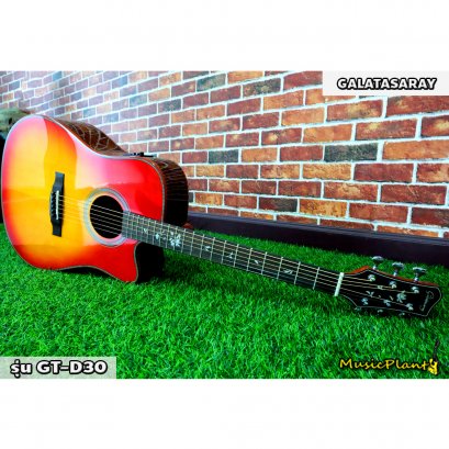 Galatasaray: GT-D30 CS, Acoustic Electric Guitar, Top Splid Galatasaray: GT-D30 CS, Acoustic Electric Guitar, Top Splid