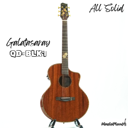 GALATASARAY:GT-QD BLK1, Acoustic Electric Guitar, All Solid