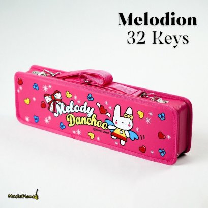 Golden Leaf: Melodion 32 Keys + Hard case (Pink)