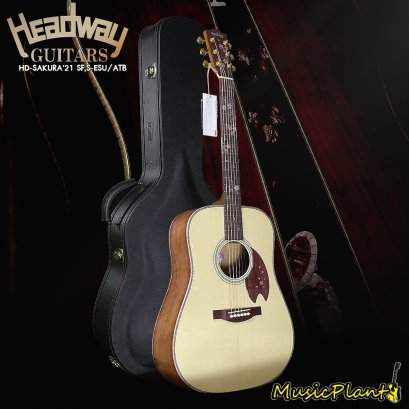 Headway กีตาร์โปร่ง รุ่น HD-SAKURA’21 SF,S-ESU/ATB Headway กีตาร์โปร่ง รุ่น HD-SAKURA’21 SF,S-ESU/ATB