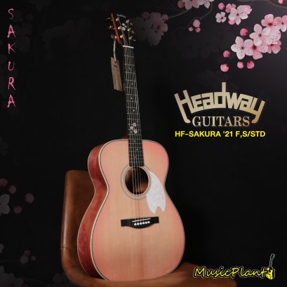 Headway กีตาร์โปร่ง รุ่น HF-SAKURA '21 F,S/STD Headway กีตาร์โปร่ง รุ่น HF-SAKURA '21 F,S/STD
