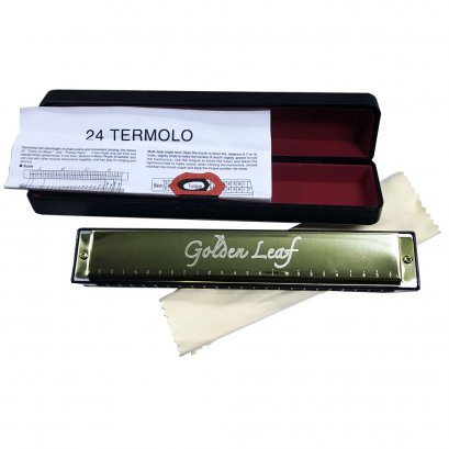 Golden Leaf: Harmonica, 24 Holes, C Key