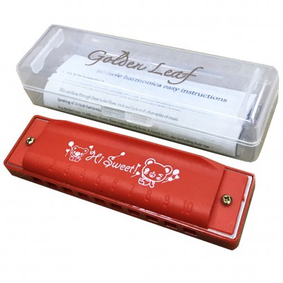 Golden Leaf: Harmonica,10 Holes, C Key