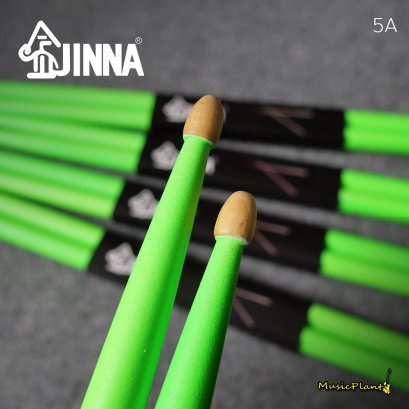 Jinna Drumstick ไม้กลองเรืองแสง 5A Green