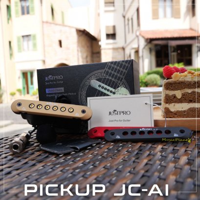 Justpro รุ่น JC-A1 ปิ๊กอัพกีตาร์โปร่ง รับเสียง2 ระบบ Mic. และ PickUp Coil