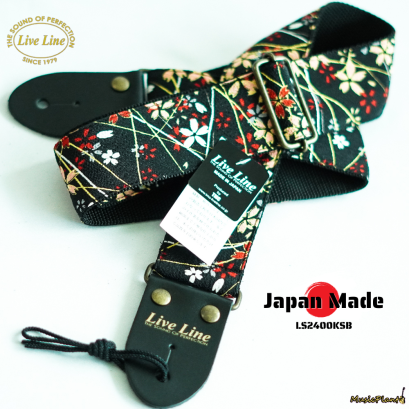 Live Line สายสะพายกีตาร์ LS2400KSB Live Line สายสะพายกีตาร์ LS2400KSB