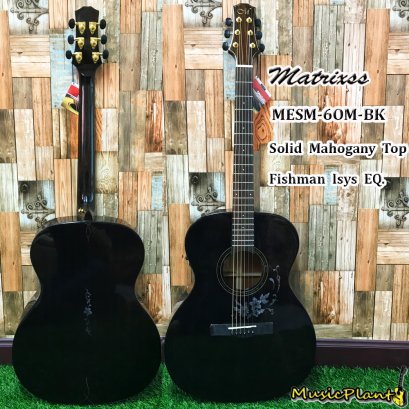 Matrixss: MESM-6OM-BK. Acoustic Electric Guitar, 40 Inches Matrixss: MESM-6OM-BK. Acoustic Electric Guitar, 40 Inches